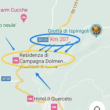 Venkovský dům Residenza Di Campagna Dolmen Motorra Dorgali
